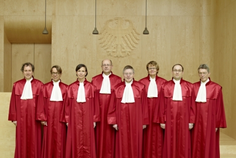 Der Senat 1 des Bundesverfassungsgerichts Bild